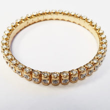Load image into Gallery viewer, 18k Rose Gold Round Diamond Expanding Bracelet
