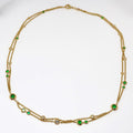 18k Yellow Gold Double-Strand Diamond Necklace