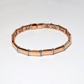 18k Rose Gold Flexible Diamond Bangle