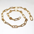 18k Yellow Gold Heavy Link Necklace