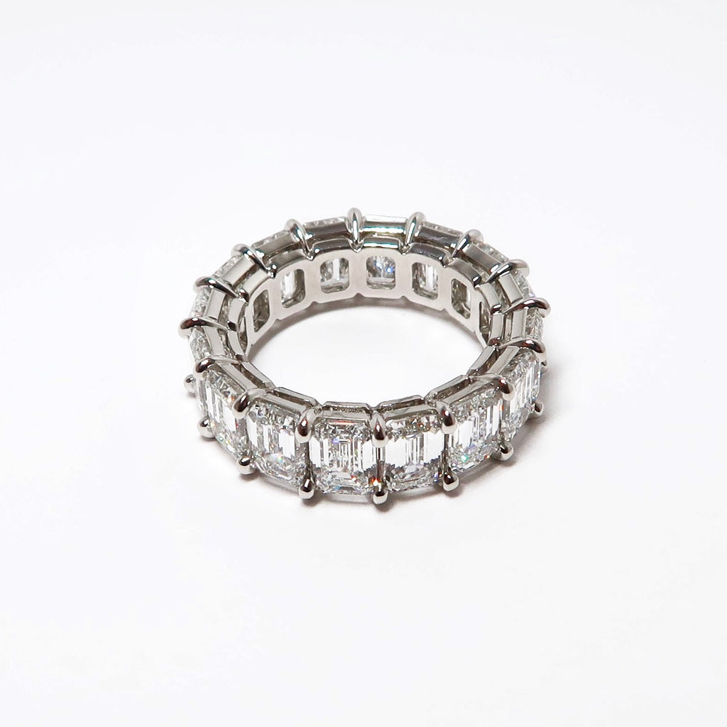 Emerald Cut Diamond Eternity Band