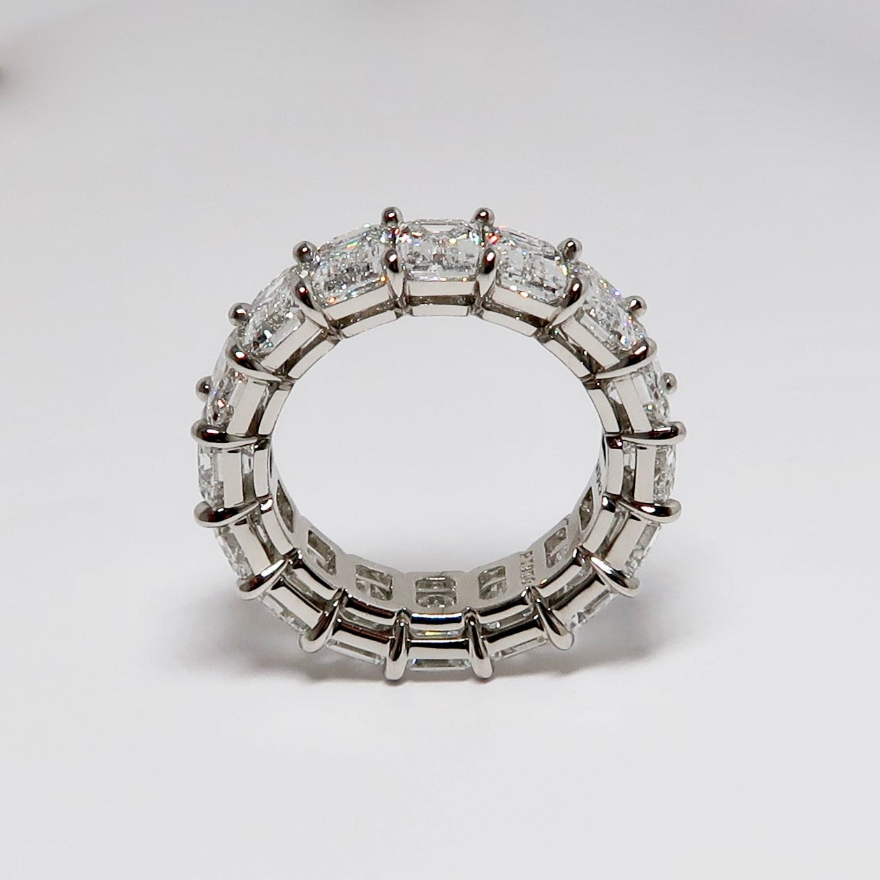 Emerald Cut Diamond Eternity Band