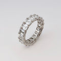 Emerald Cut Diamond Eternity Band