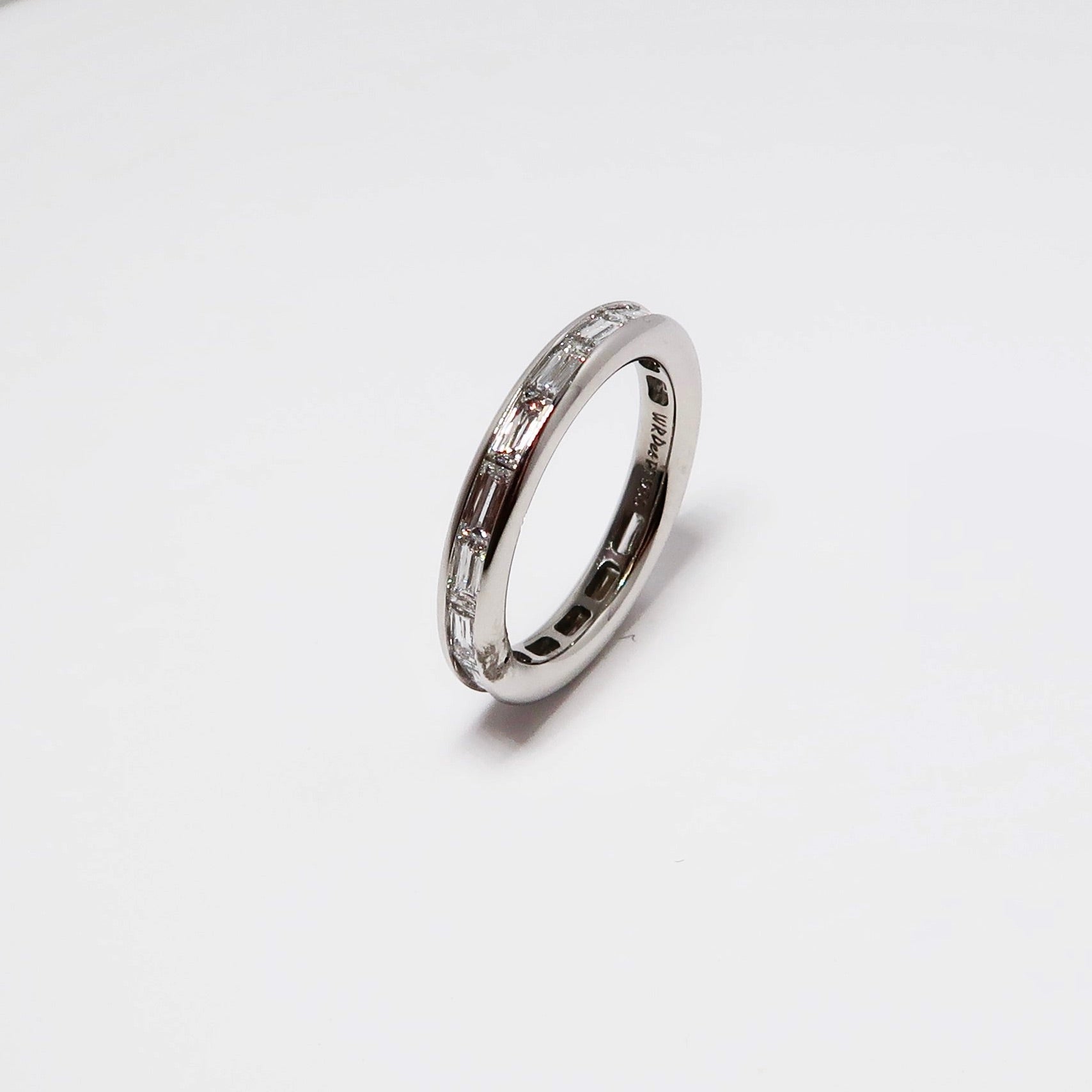 Princess Cut Baguette Diamond Eternity Band