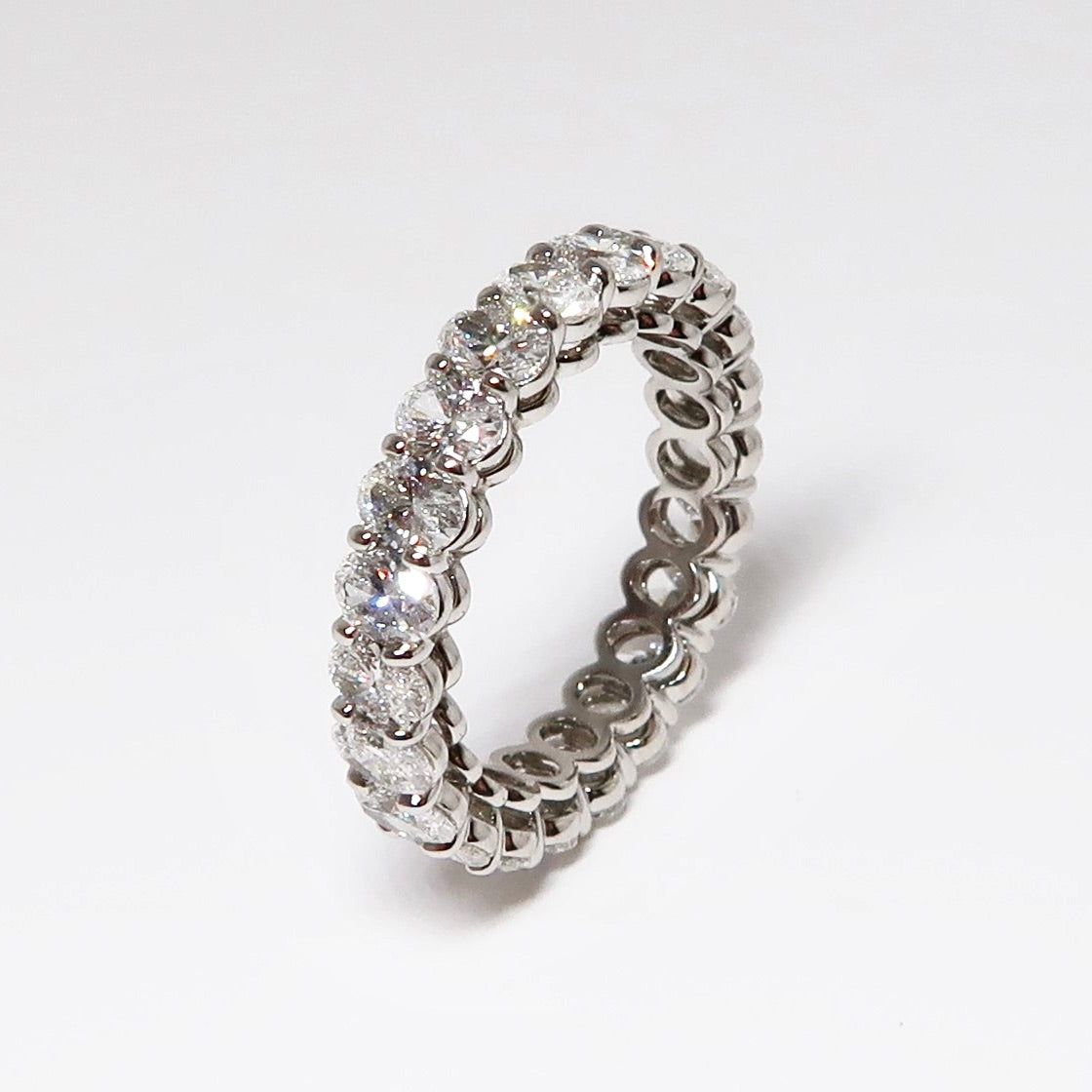 Oval Diamond Eternity Band