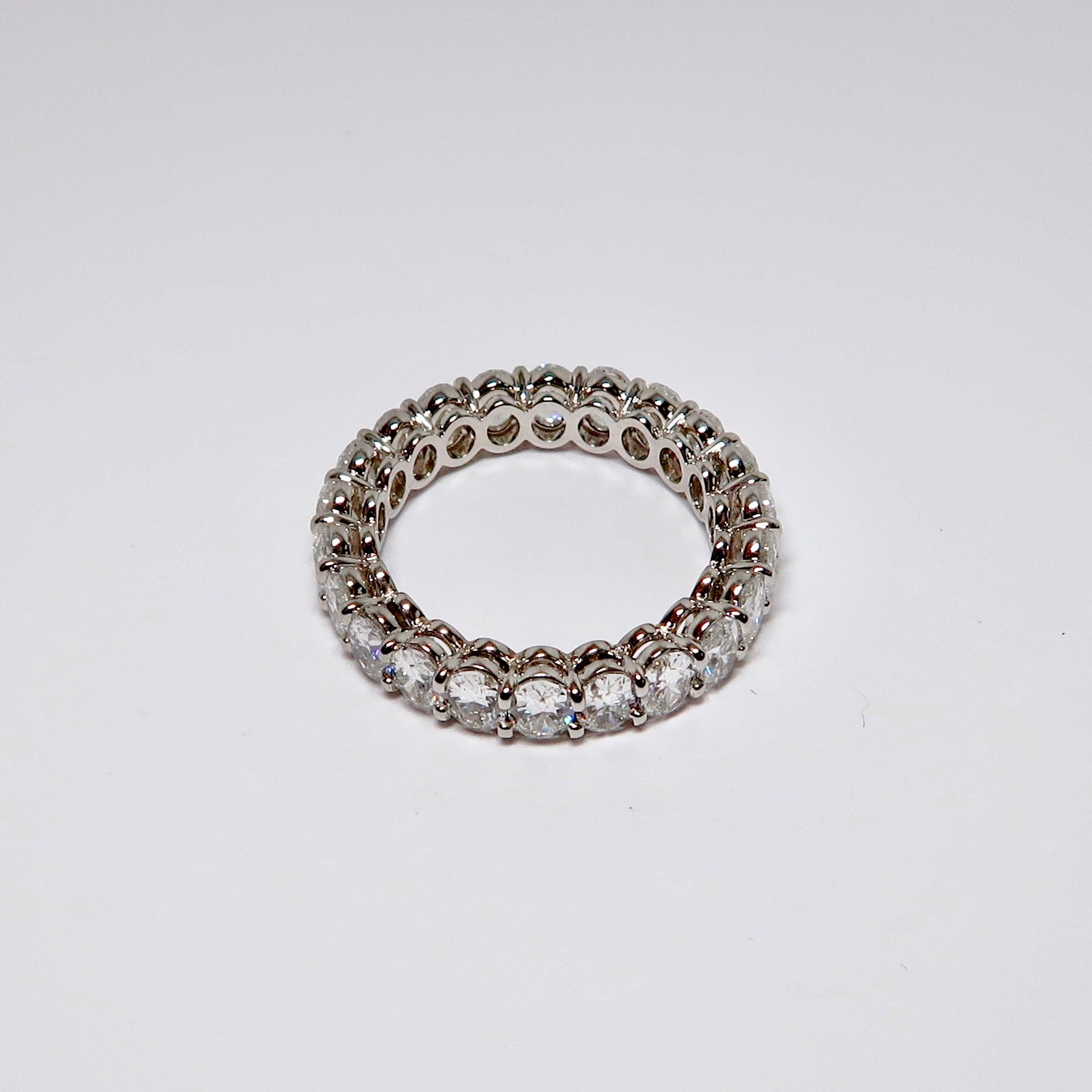 Oval Diamond Eternity Band