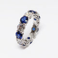 Sapphire & Diamond Eternity Ring