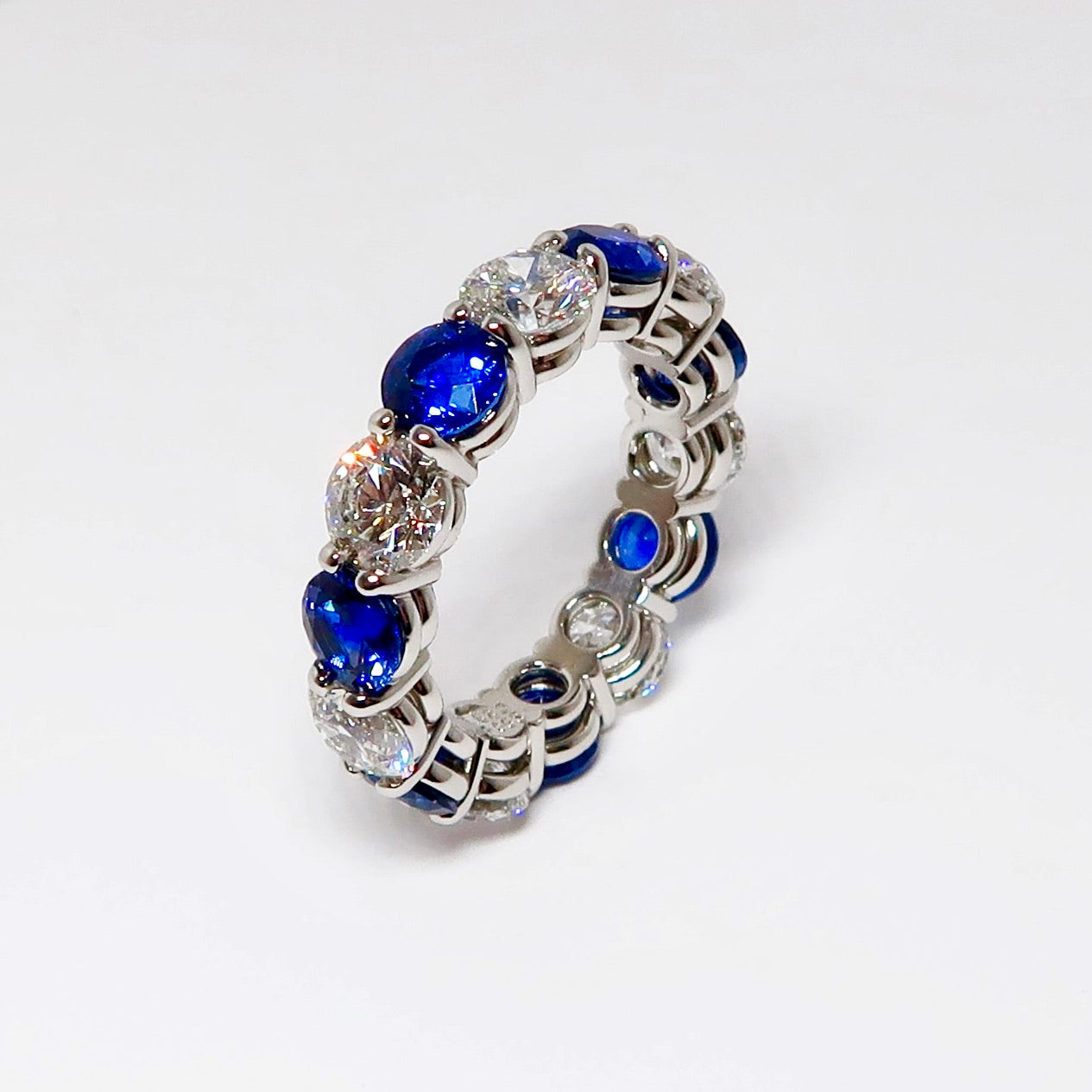Diamond & Sapphire Eternity Ring