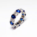 Sapphire & Diamond Eternity Ring