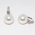 Pearl & Diamond Earrings