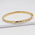 18k Yellow Gold Etoile Bangle Bracelet