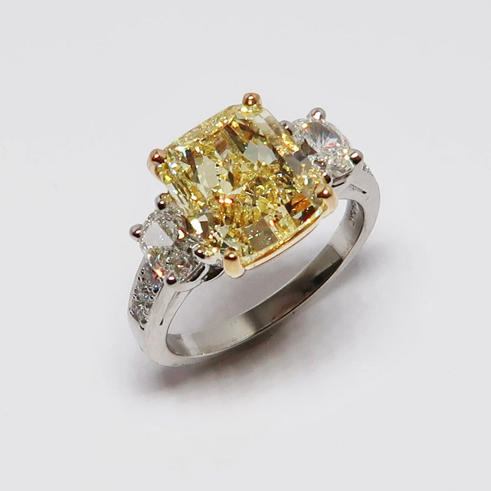 Fancy Yellow Diamond Ring