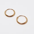 14k Yellow Gold Endless Hoop Earrings CHECK PRICE