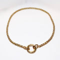 18k Yellow Gold Diamond Necklace