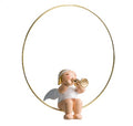 Christmas Tree Angel with Trumpet in Ring