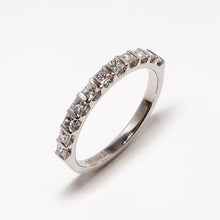 Load image into Gallery viewer, Part-Way Diamond Band, 18K White Gold
