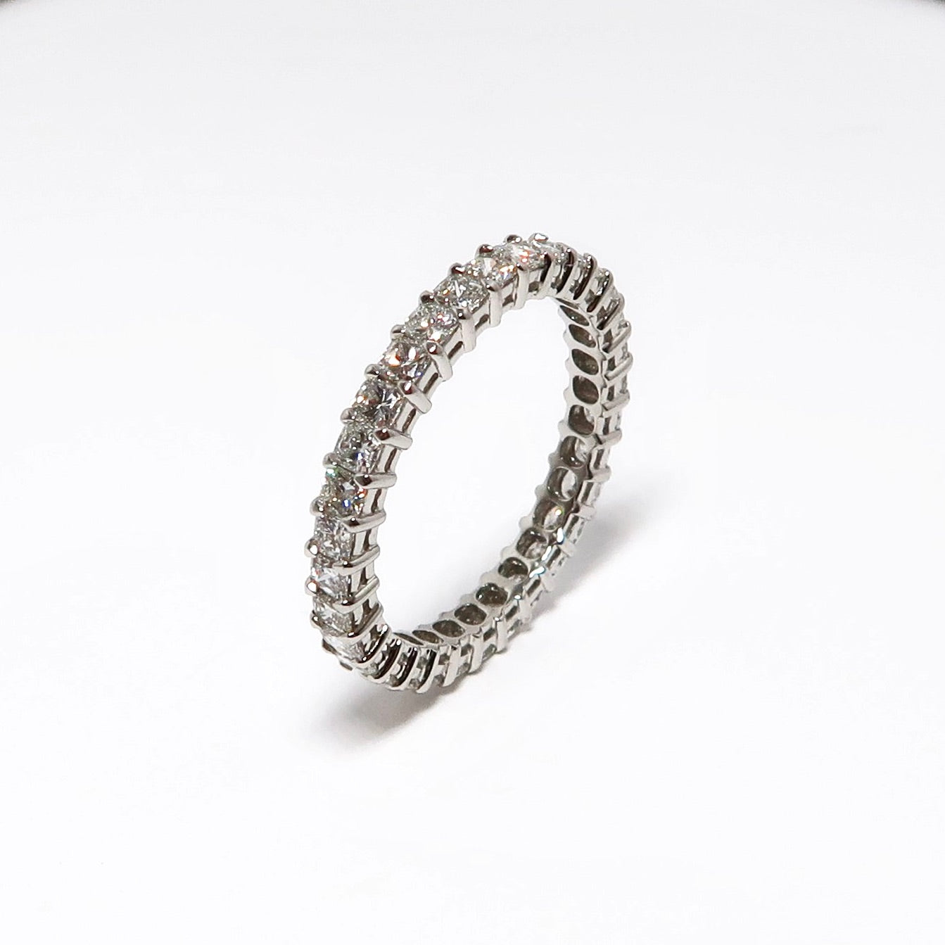Cushion Cut Diamond Band