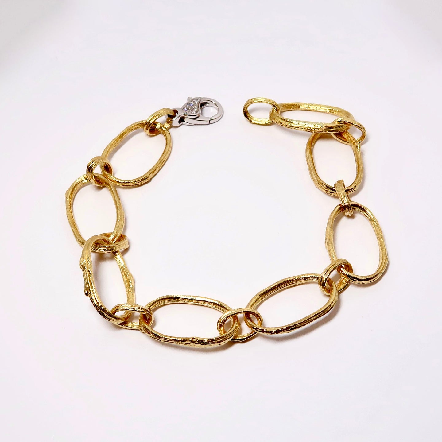 18k & 19k Yellow Gold Link Bracelet