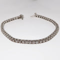 3.13ctw Diamond Tennis Bracelet, 14k White Gold & 52 Round Diamonds