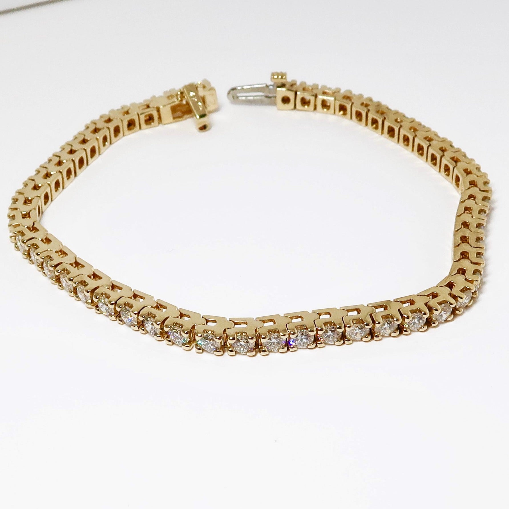 4.14ctw Diamond Tennis Bracelet