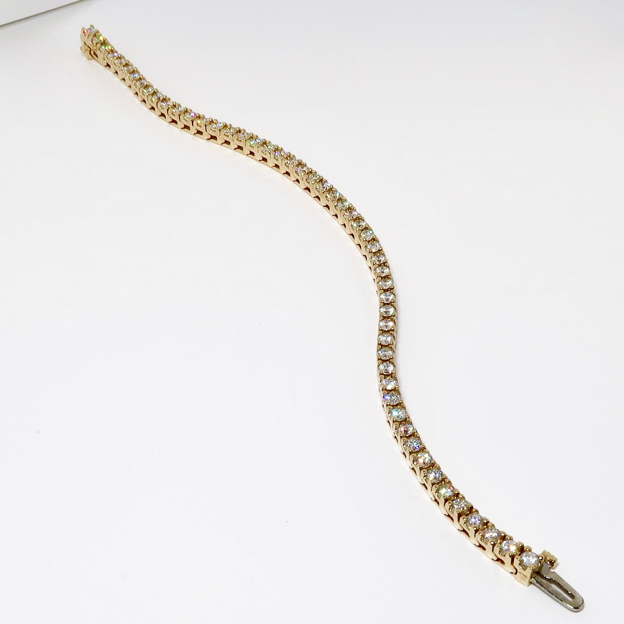 4.14ctw Diamond Tennis Bracelet