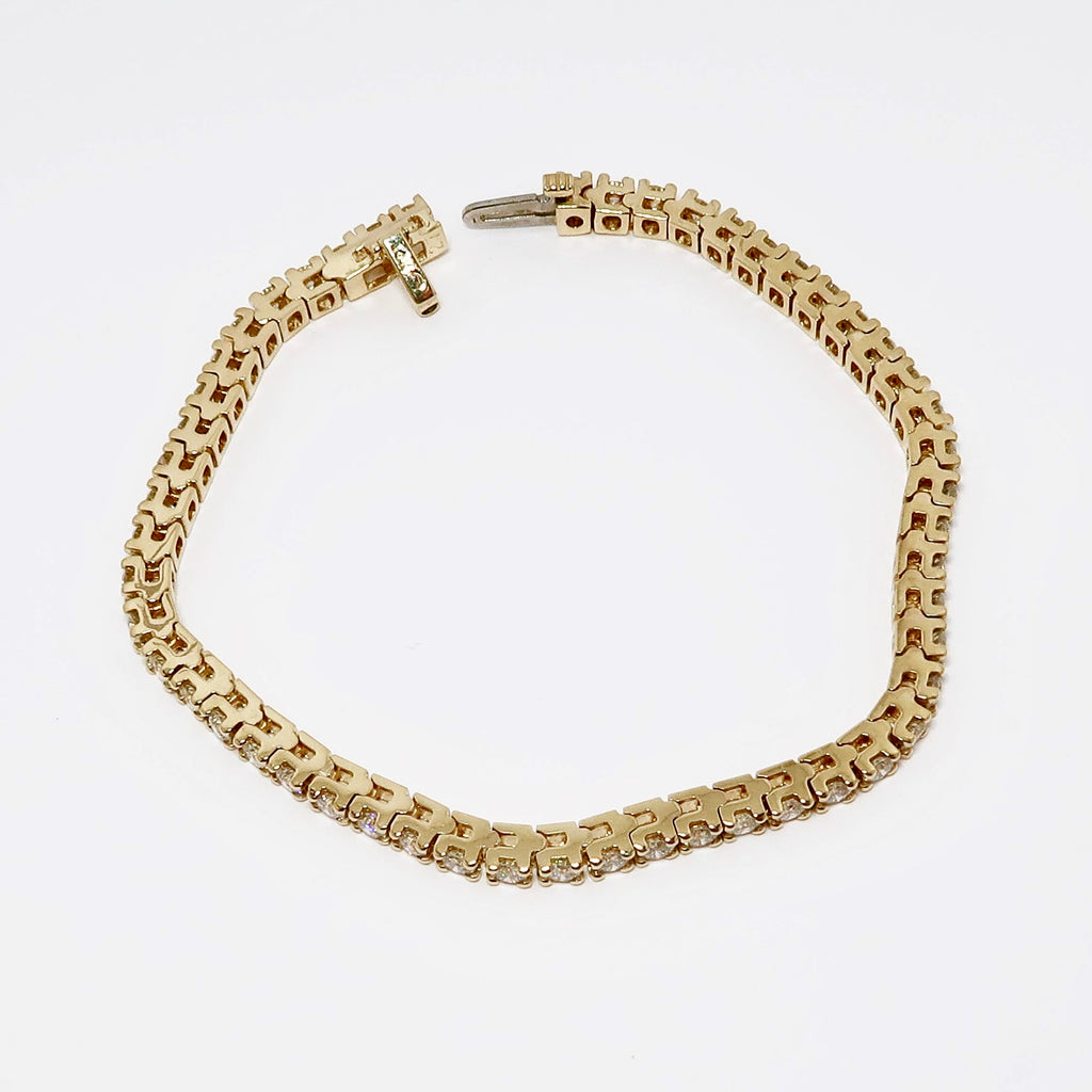 4.14ctw Diamond Tennis Bracelet