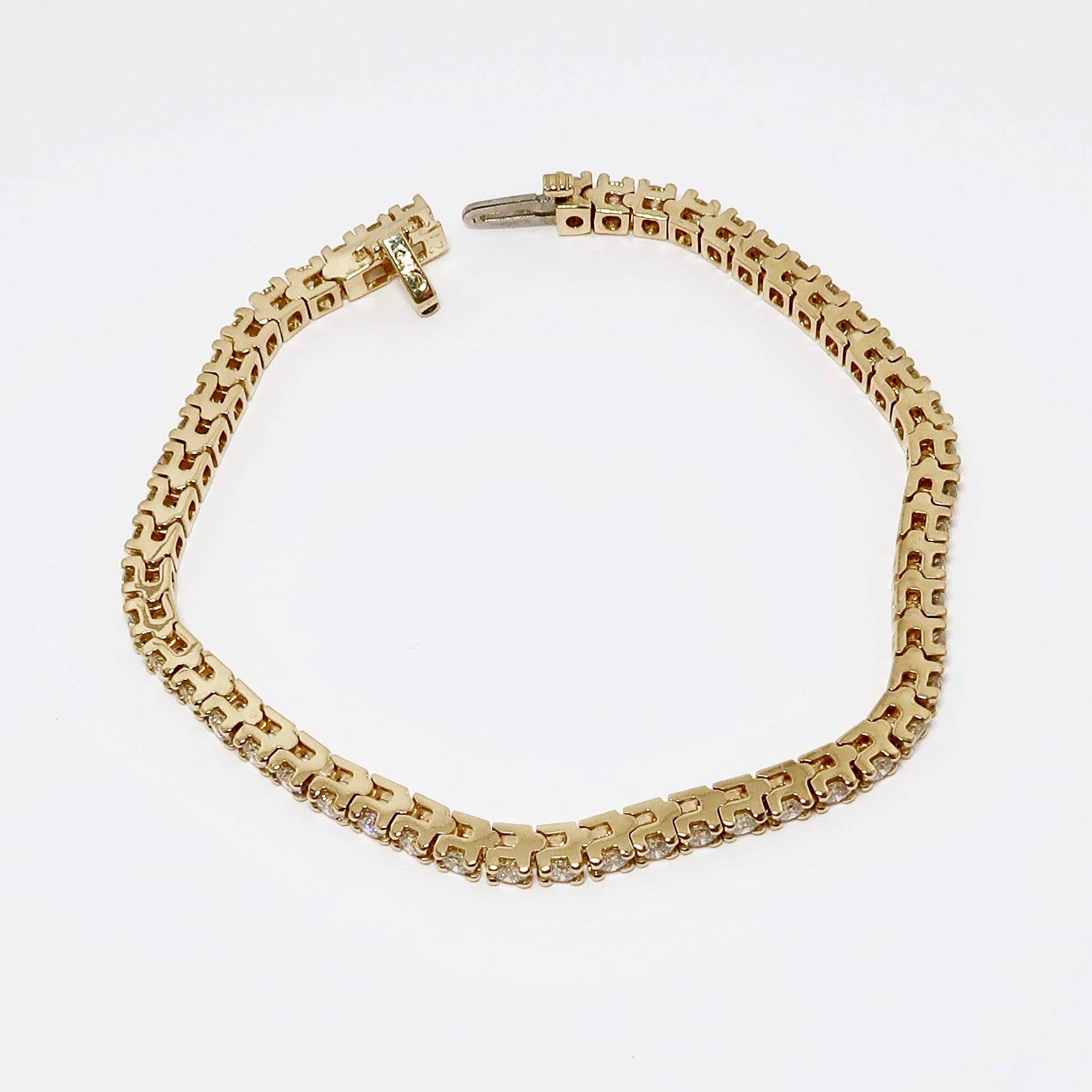 4.14ctw Diamond Tennis Bracelet