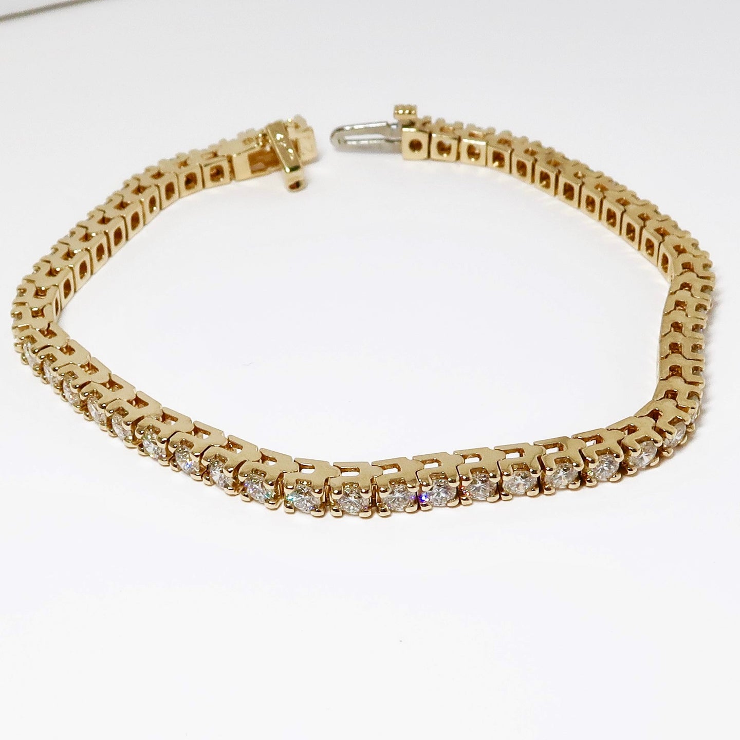 4.14ctw Diamond Tennis Bracelet