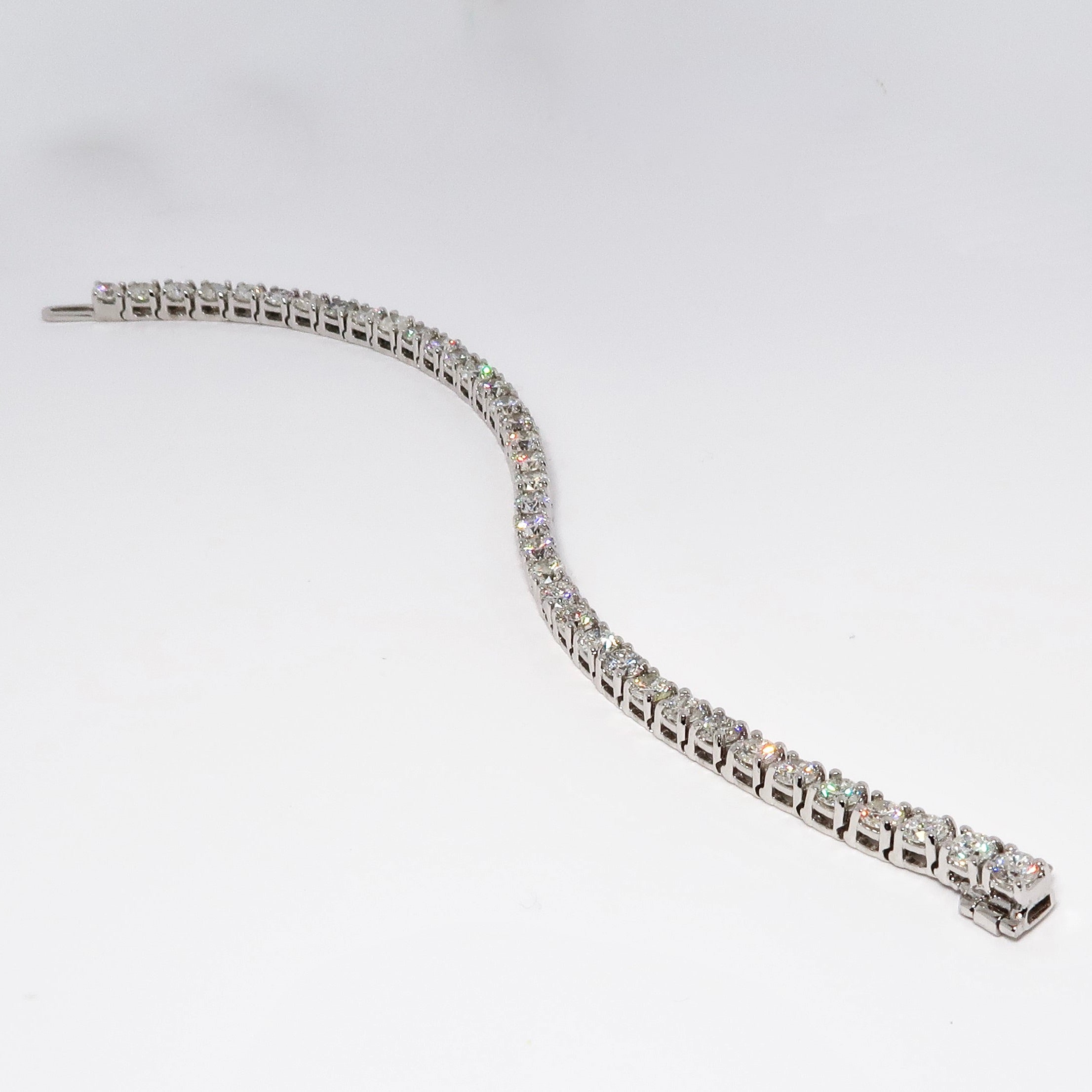 7.41ctw Diamond Tennis Bracelet