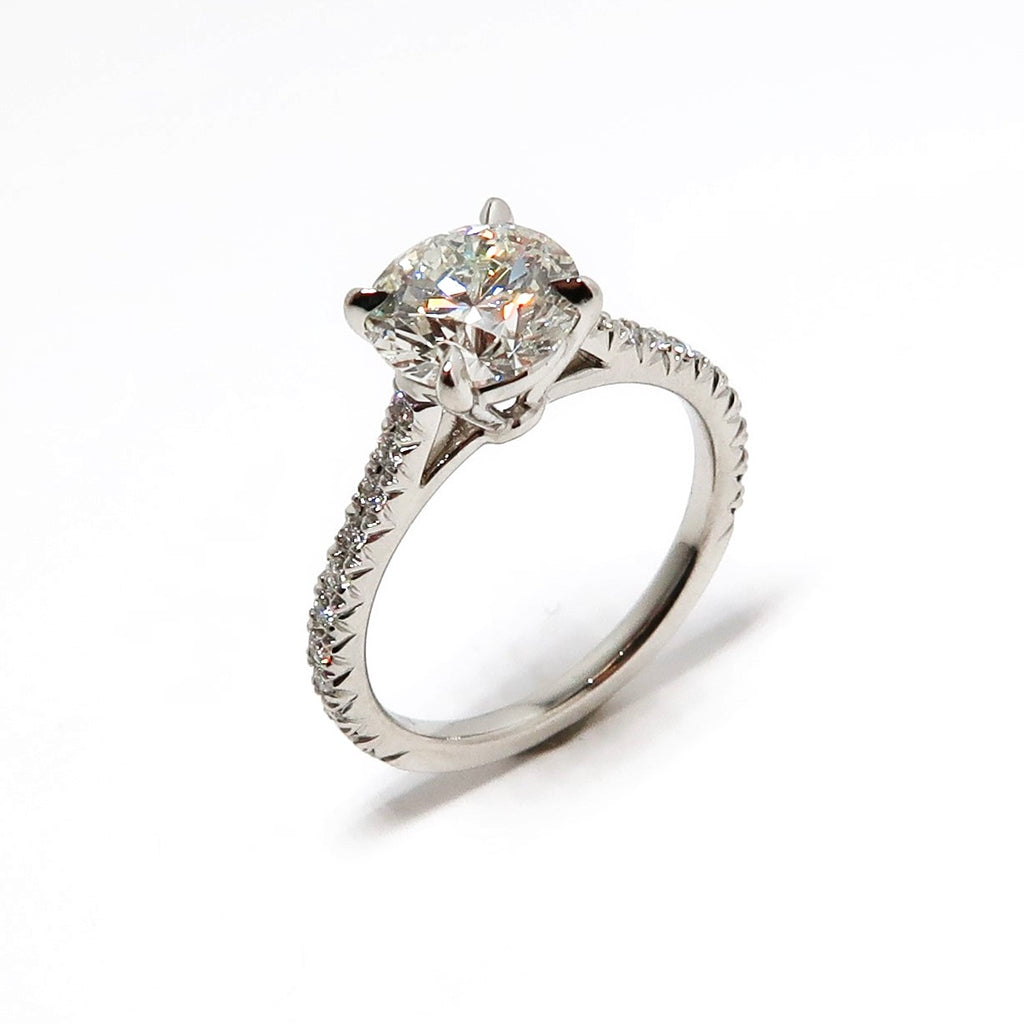 Round Cut Diamond Solitaire Ring