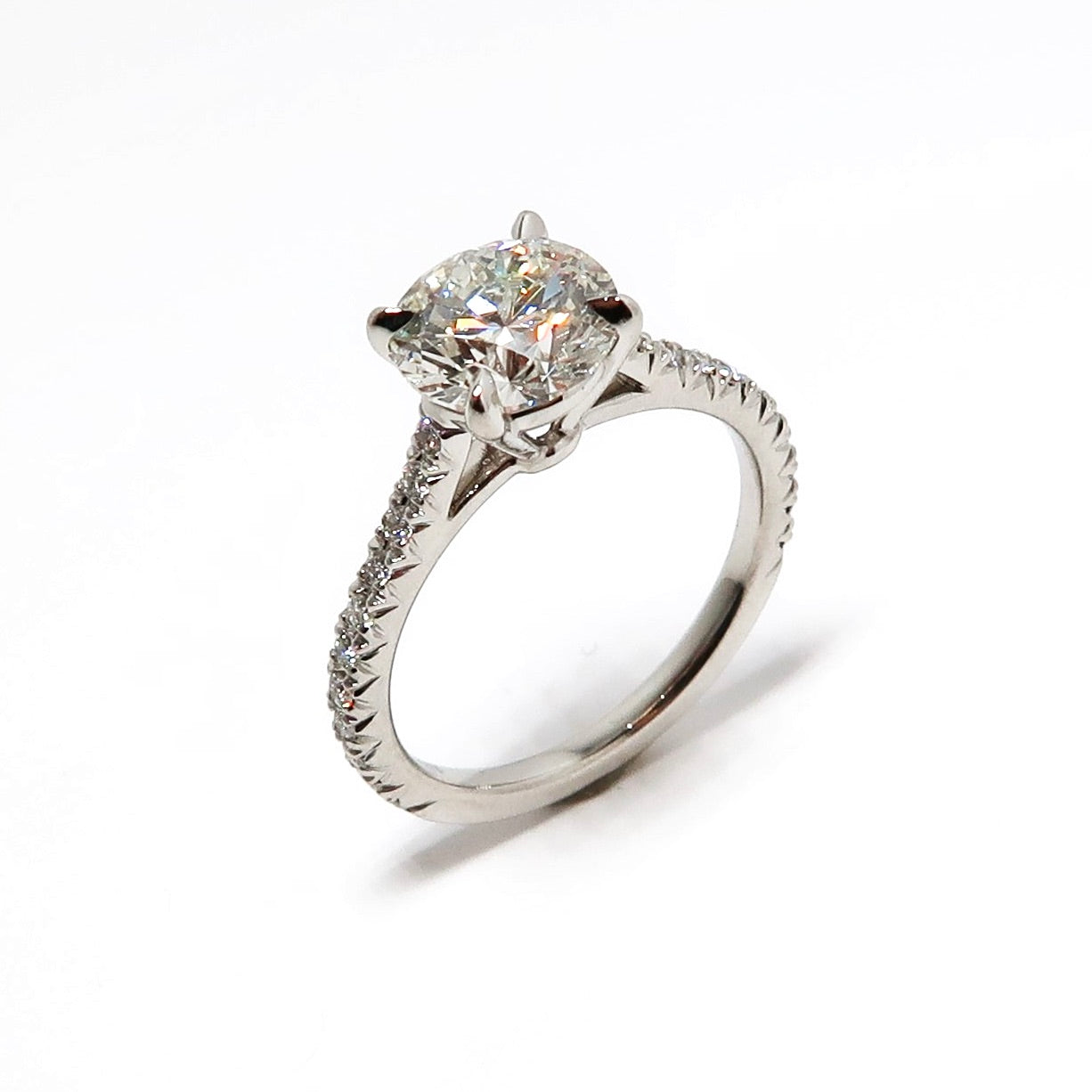 Round Cut Diamond Solitaire Ring