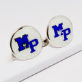 Malvern Prep Sterling Silver & Enamel Cufflinks