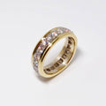 18k Two-Tone Diamond Band