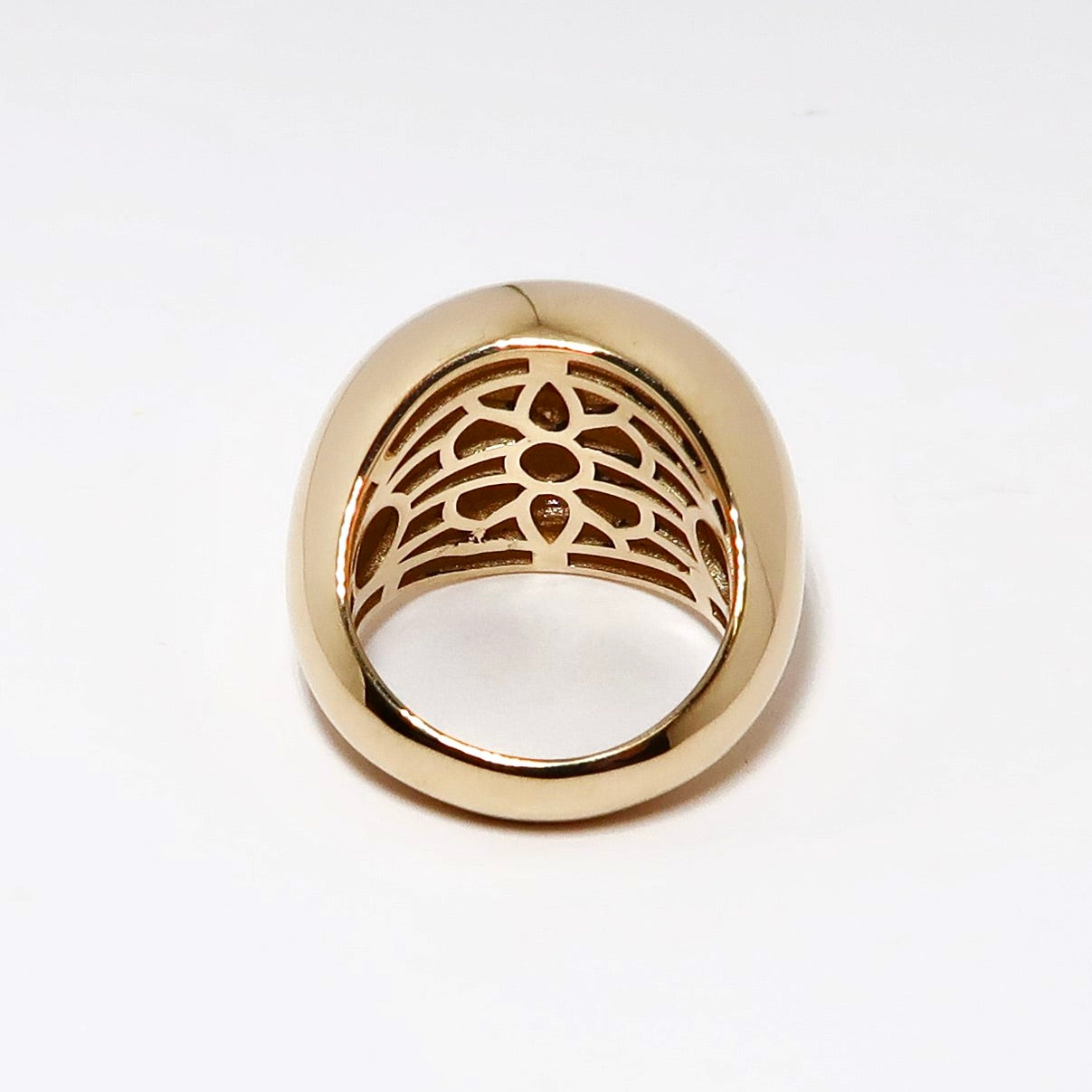 14k Yellow Gold Dome Ring NO PRICE