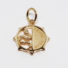 Load image into Gallery viewer, 18k Yellow Gold Mini Never Fear Charm

