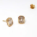 18k Yellow Gold Diamond Earrings