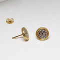 Cluster Diamond Stud Earrings