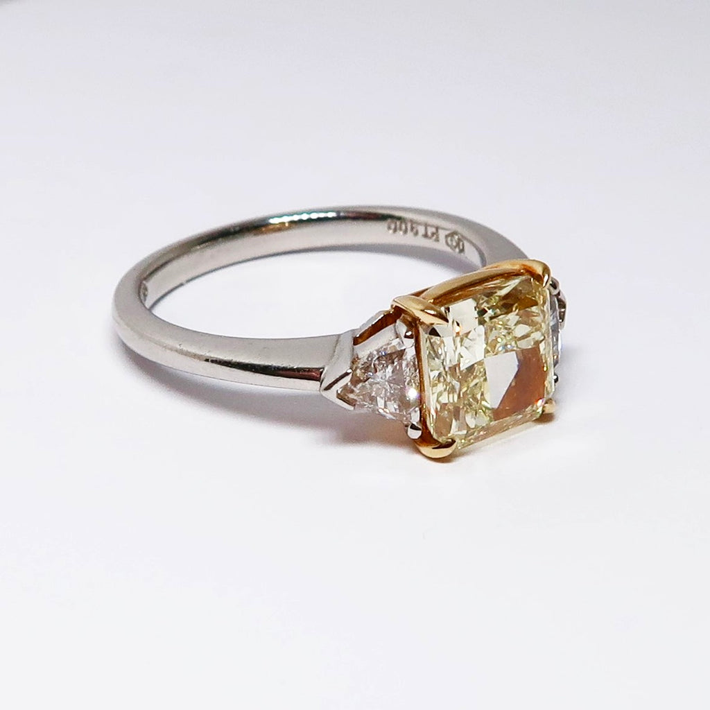 Fancy Yellow Diamond Ring