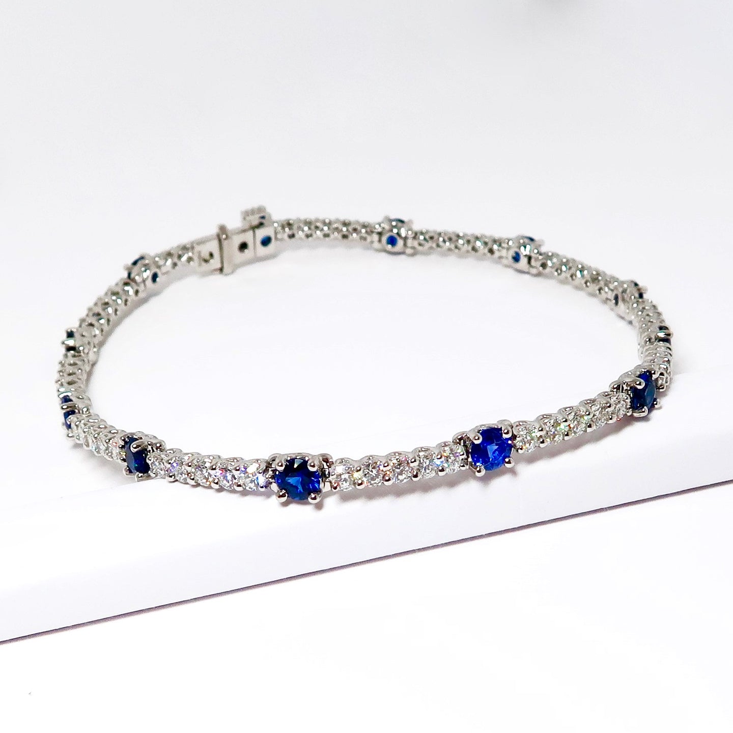 Sapphire & Diamond Bracelet