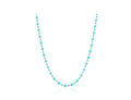 Turquoise Beads Necklace in 18k Yellow Gold