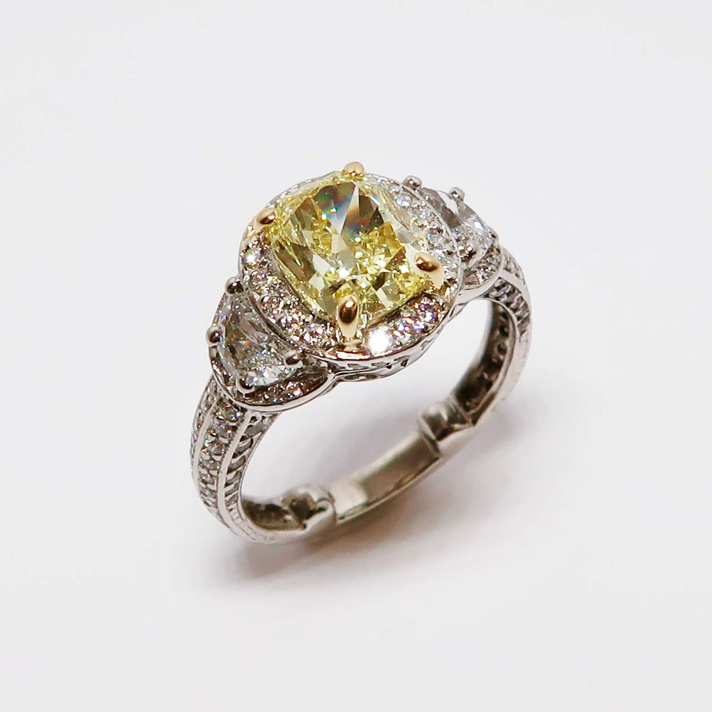 Fancy Yellow Diamond Ring