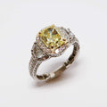 Fancy Yellow Diamond Ring