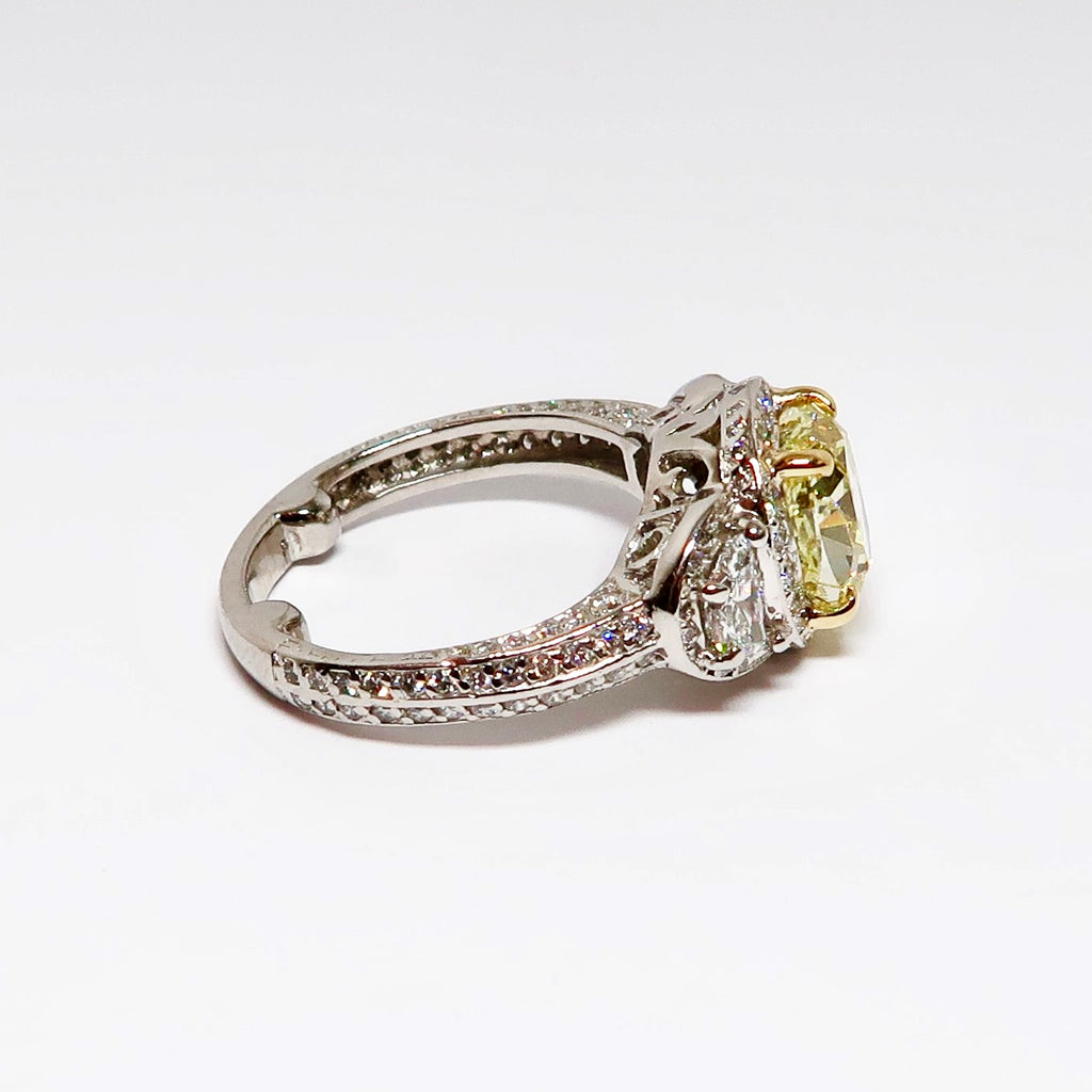 Fancy Yellow Diamond Ring