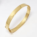 18k Yellow Gold Bangle Bracelet