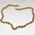 Diamond & Blue Sapphire Necklace