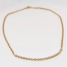 Load image into Gallery viewer, 18k Yellow Gold &amp; Diamond Bezel Set Moonlight Necklace
