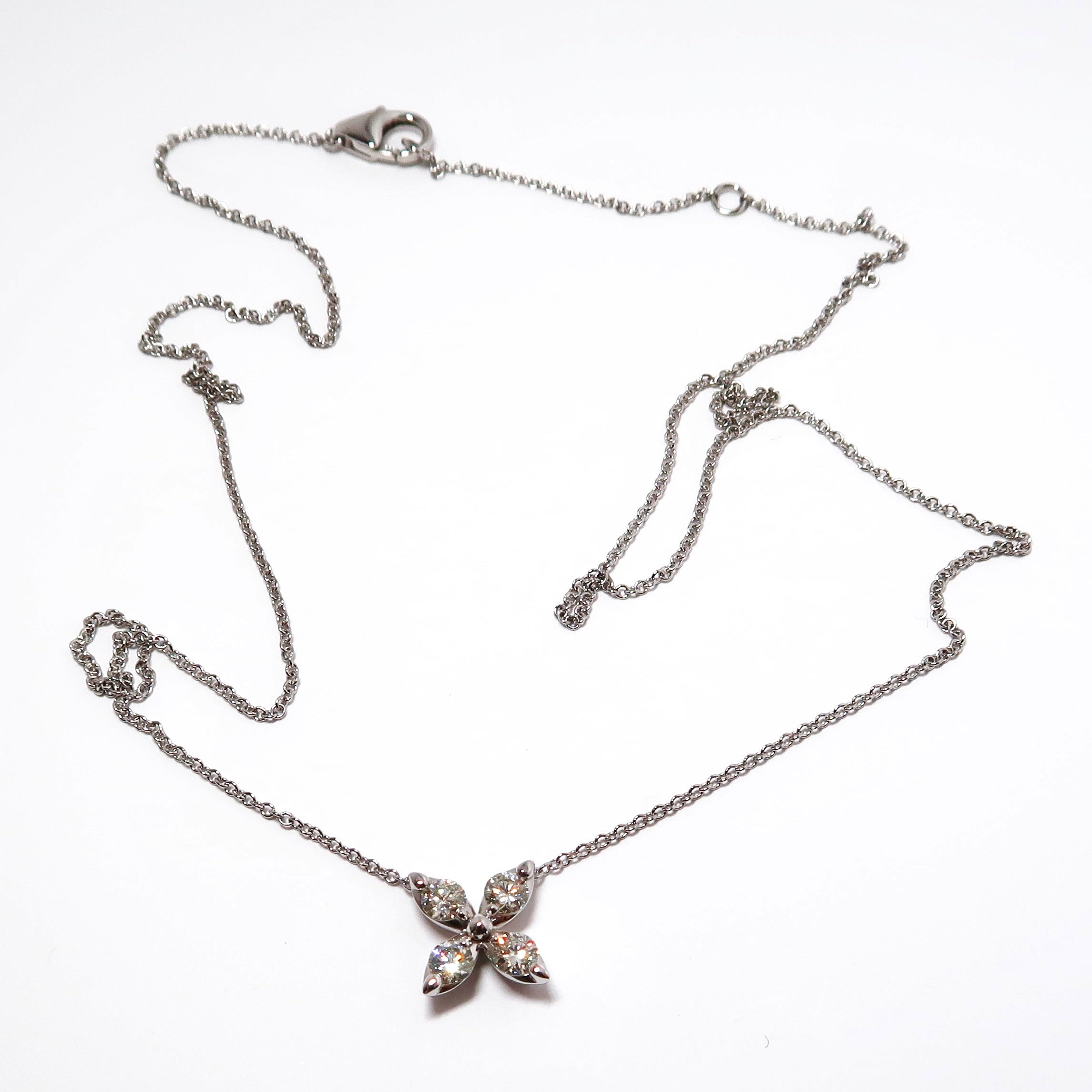 Diamond Pendant in 14k White Gold
