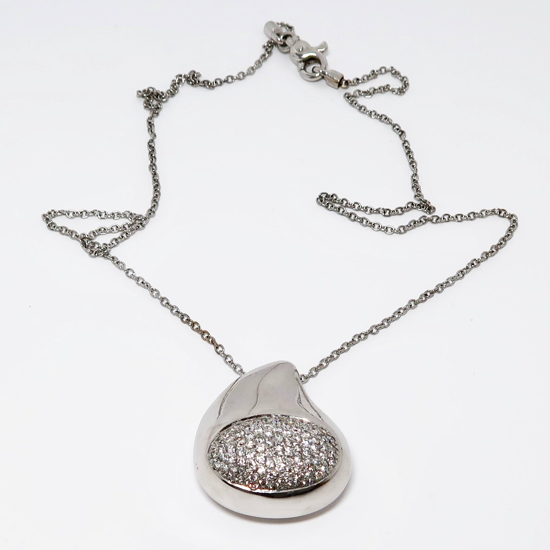 Diamond Teardrop Pendant