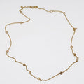 14k Yellow Gold Diamond-by-the-Yard Necklace
