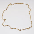 14k Yellow Gold Diamond-by-the-Yard Necklace